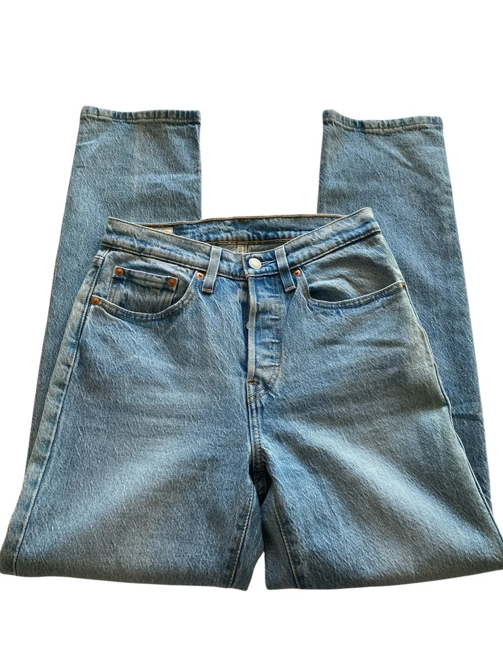 Levi's Light Blue Straight Leg Jeans